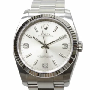 Rolex Oyster Perpetual Replica Watch 36mm Silver 116034SV369