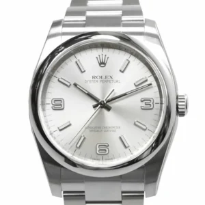 Rolex Oyster Perpetual Replica Watch 36mm Silver 116000SV369