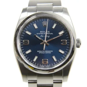 Rolex Oyster Perpetual Replica Watch Dark Blue Dial 114200BLAR369