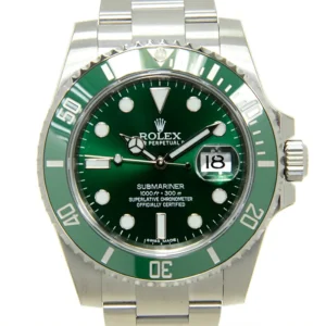 Rolex Submariner Replica Watch Green Dial 116610LV-0002