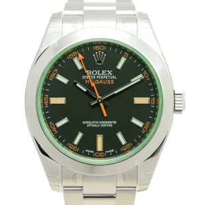 Rolex Milgauss Replica Watch Black Dial 116400GV-0001