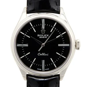 Rolex Cellini Replica Watch 39mm Black 50509