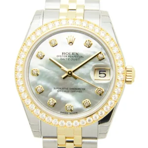 Rolex Datejust Automatic Replica Watch 178383NGWT