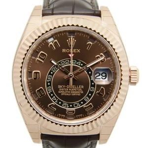 Rolex Sky-Dweller Replica Watch Brown Dial 326135BR