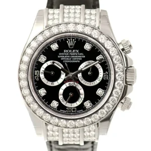 Rolex Daytona Replica Watch Black Dial 116599RBR-BK8DIA