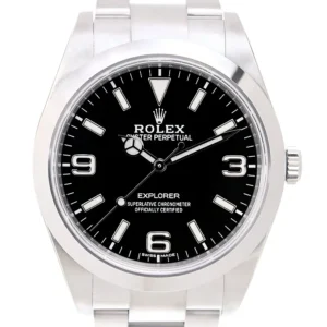 Rolex Explorer Replica Watch 39mm Black 214270-0003