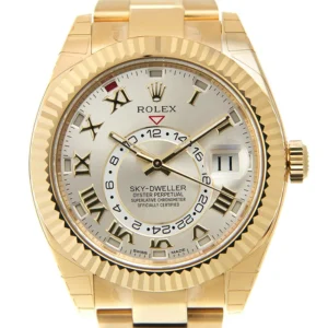 Rolex Sky-Dweller Replica Watch Silver Dial 326938SVRN O