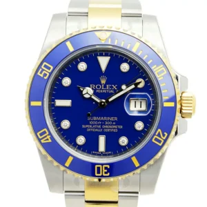 Replica Rolex Submariner 116613LB Blue Dial Two-Tone Automatic Watch