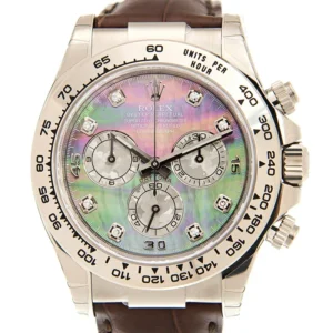Rolex Daytona Replica Watch Black Dial 116519NG