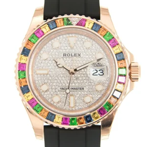 Rolex Yacht Master 116695sats-0001 Rainbow Automatic Replica Watch 116695SATS-0001