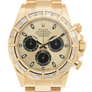 Rolex Daytona Replica Watch Gold Dial 116568BR