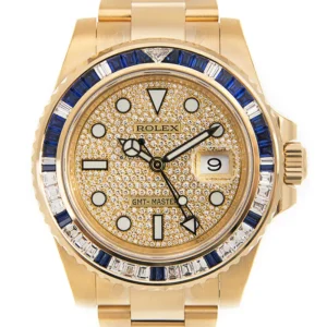 Rolex Gmt-Master II Replica Watch Gold Dial 116748SA