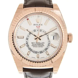 Rolex Sky-Dweller Replica Watch Pink Dial 326135