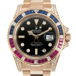 Rolex Gmt-Master II Replica Watch Black Dial 126755SARU-0003