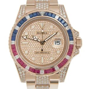 Rolex Gmt-Master II Replica Watch Gold Dial 126755SARU-0002