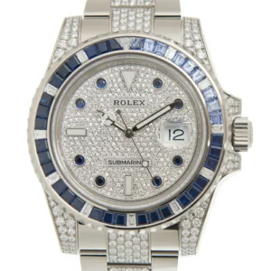 Rolex Submariner Replica Watch Silver Dial 116659SABR-PAVED8DI DIAO