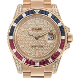 Rolex Gmt-Master II Replica Watch Black Dial 126755SARU-0001