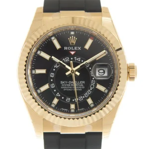 Rolex Sky-Dweller Replica Watch Black Dial 326238-0009