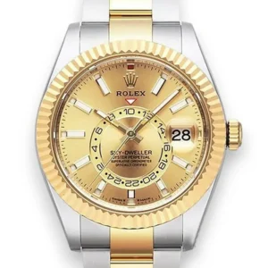 Rolex Sky-Dweller Replica Watch 42mm Gold 336933-0001