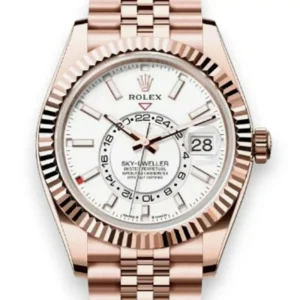 Rolex Sky-Dweller Replica Watch White Dial 336935-0007