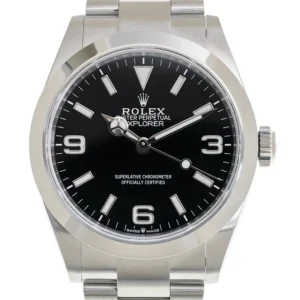 Rolex Explorer Replica Watch 40mm Black 224270-0001
