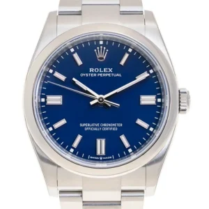 Rolex Oyster Perpetual Replica Watch 36mm Blue 126000-0015
