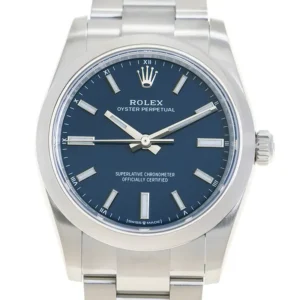 Rolex Oyster Perpetual Replica Watch Blue Dial 124200-0011
