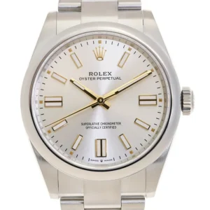 Rolex Oyster Perpetual Replica Watch Silver Dial 134300-0001